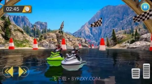 超级英雄摩托艇比赛截图4