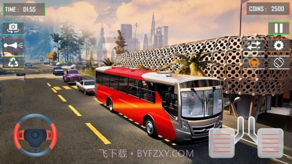 越野上坡公共汽车模拟器截图2 越野上坡公共汽车模拟器截图2