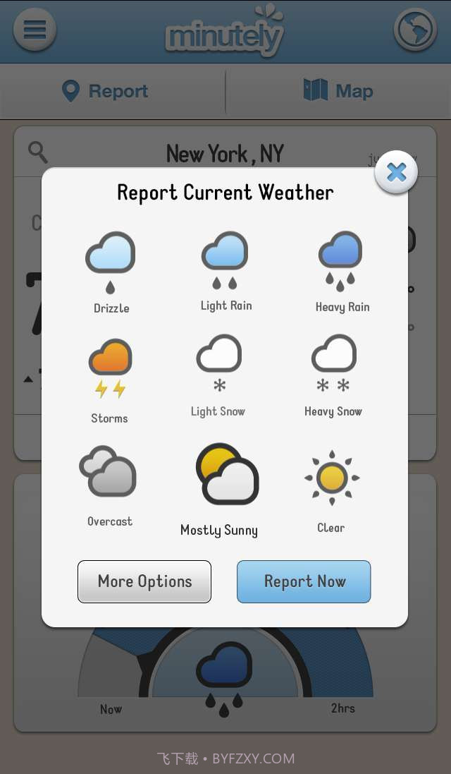Minutely天气截图3