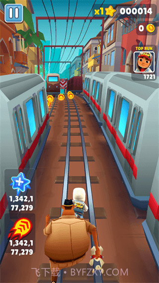地铁跑酷256个角色全解锁版截图2