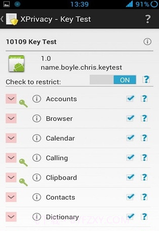 X隐私安卓权限管理器(XPrivacy)V3.6.20 汉化版截图2