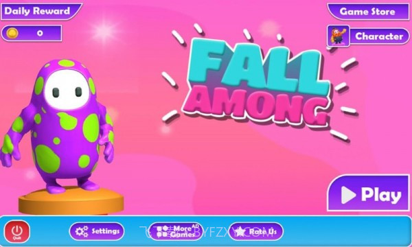 豆豆人坠落赛截图2