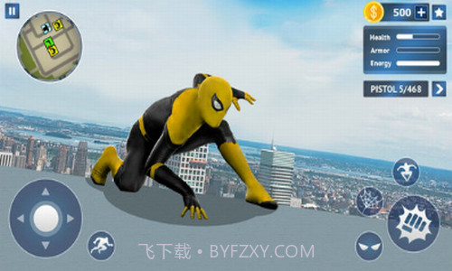 飞行蜘蛛绳英雄截图2