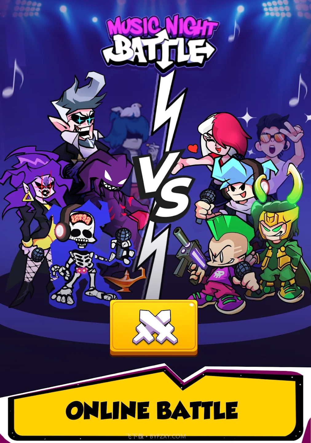 音乐之夜大战截图2 音乐之夜大战截图2
