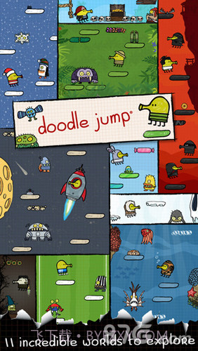 涂鸦跳跃十周年纪念官网版截图1