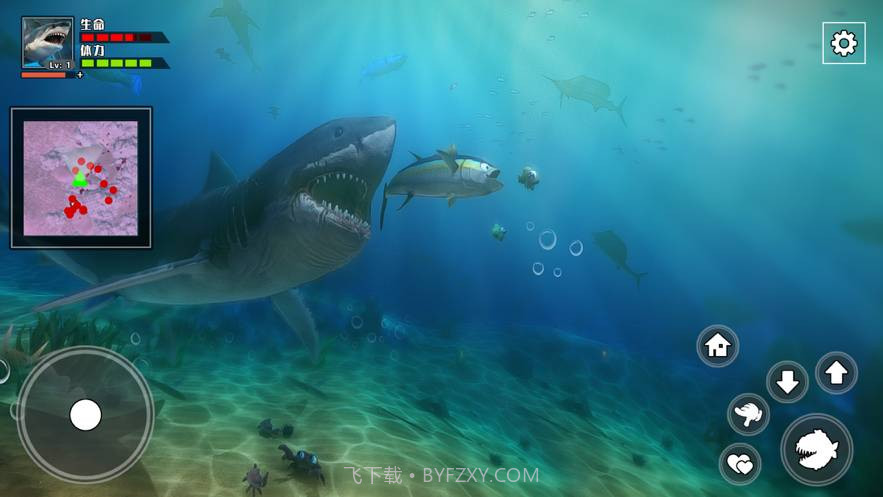 3D海底大猎杀-饥饿鲨截图1