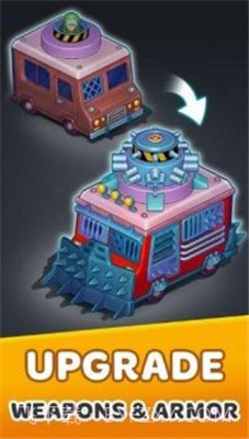 僵尸汽车塔防截图1