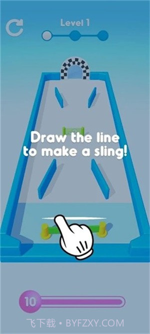 物理画线弹球截图2