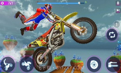 真正摩托车特技比赛截图1