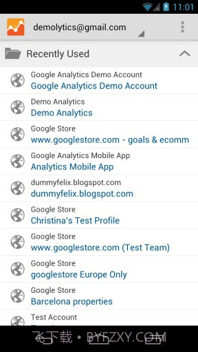 Google网站分析截图1