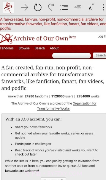 ao3小说软件官网入口v7.10.0.20181204截图1