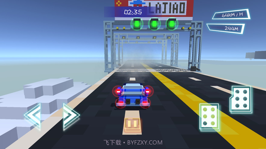 双人赛车3D跑车版截图1