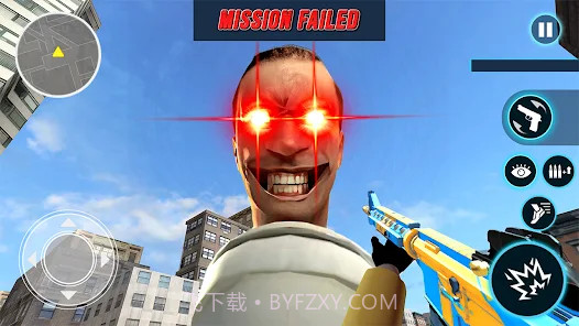 马桶人射击黑手党之城截图1