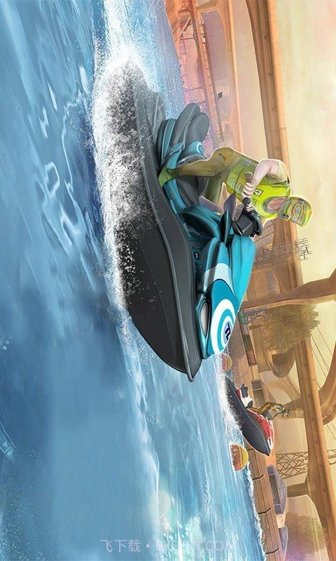 模拟水上特技摩托手机版截图2