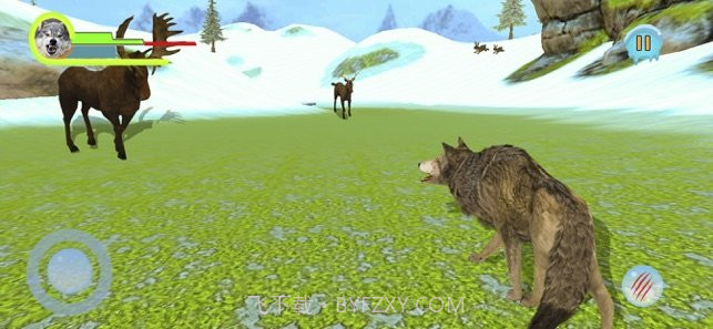 狼模拟器3D的野生动物截图1 狼模拟器3D的野生动物截图1
