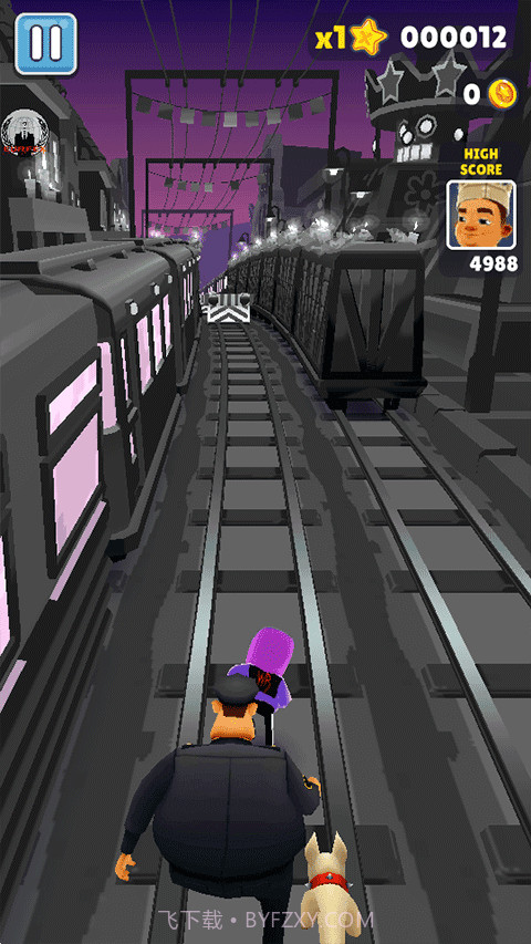 地铁跑酷雾绕定制专属版截图1