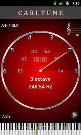 人声音域测试软件（CarlTune）截图1