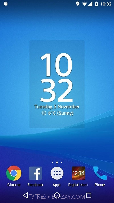 Xperia数字时钟(Digital clock Xperia)截图2 Xperia数字时钟(Digital clock Xperia)截图2