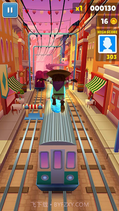 地铁跑酷威尼斯版情人节蓝色金币版截图1 地铁跑酷威尼斯版情人节蓝色金币版截图1