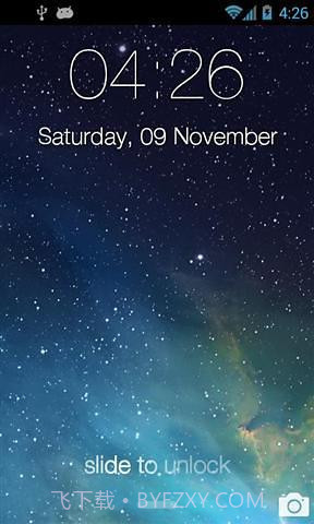 iPhone5S锁定主题截图2