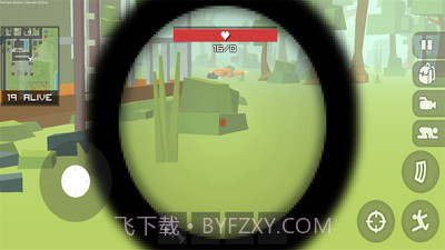 像素人吃鸡截图1