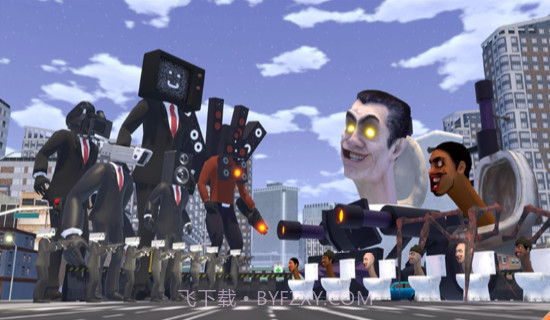 马桶人大战摄像人IO截图4