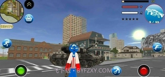 火柴人队长绳索英雄截图2 火柴人队长绳索英雄截图2