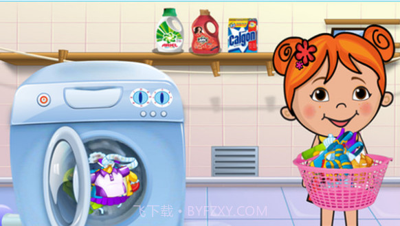 丽丽洗衣服手游截图3