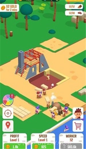 闲置丛林生存建筑大亨截图2