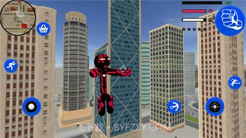 火柴人绳索红蜘蛛侠无限金币版截图3