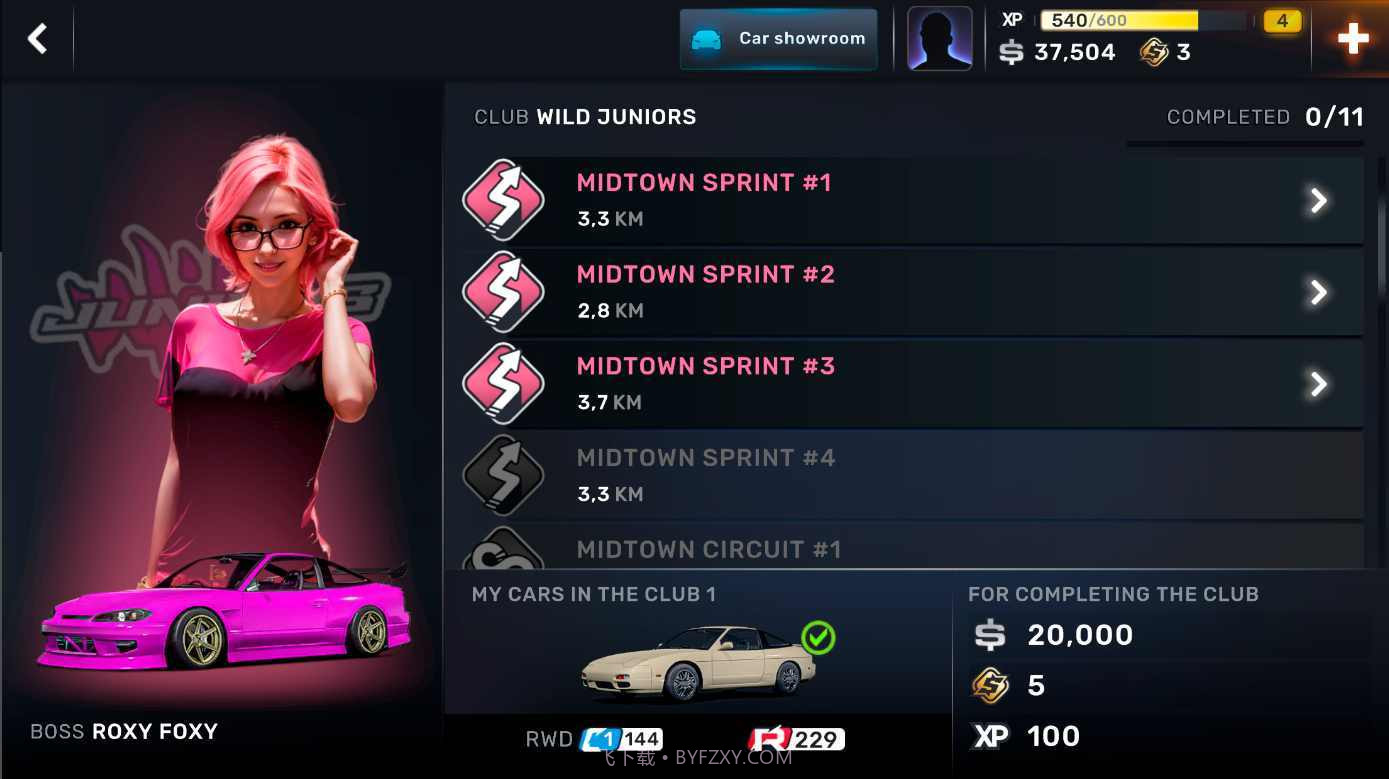 carx漂移赛车2内置菜单截图3