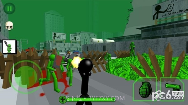 火柴人僵尸射击截图3 火柴人僵尸射击截图3