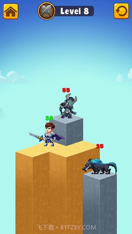 英雄金字塔谜题截图4