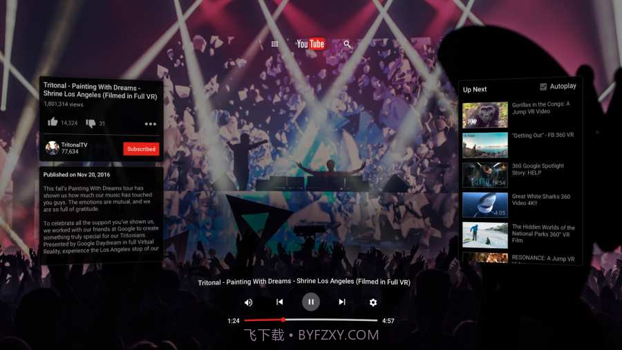 YouTube VR截图1