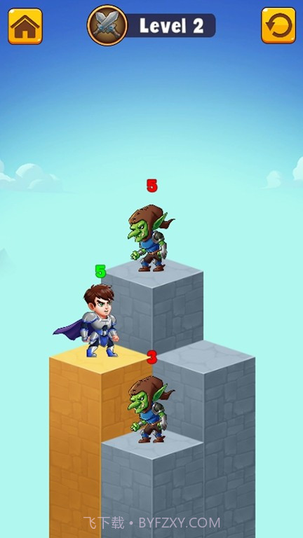 英雄金字塔谜题截图1