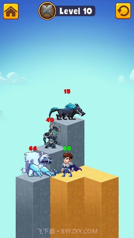 英雄金字塔谜题截图3