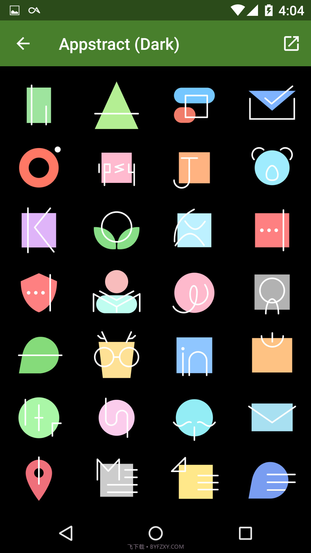 Appstract黑色图标包截图5