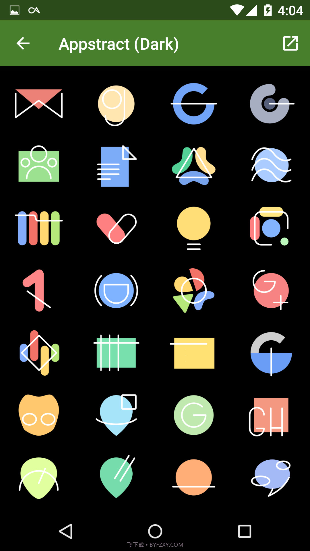 Appstract黑色图标包截图4