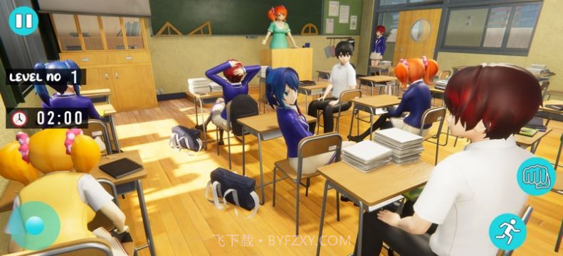 动漫女孩学校生活模拟手机版截图2