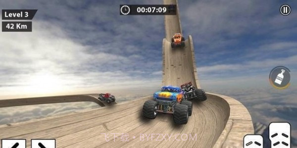 怪物卡车无所畏惧特技赛车截图4