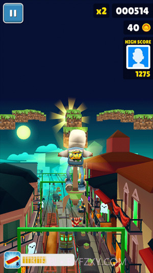 地铁跑酷草方块截图2 地铁跑酷草方块截图2