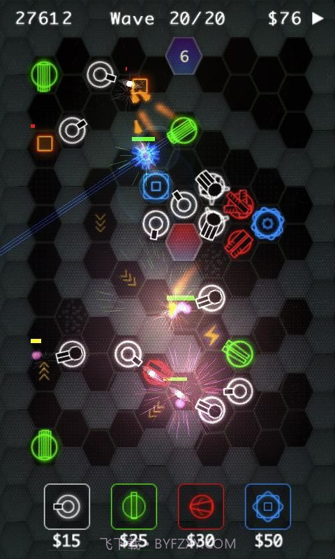 炫光塔防 HexDefense截图2