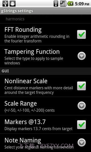 gStrings调音器截图2