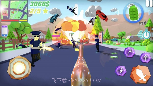 沙雕鹿哥模拟器截图3