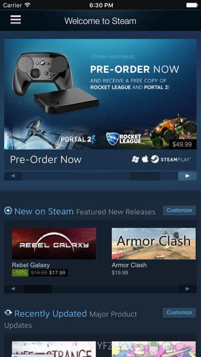 Steam Mobile截图2 Steam Mobile截图2