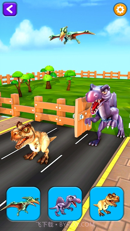 变形恐龙赛跑截图1