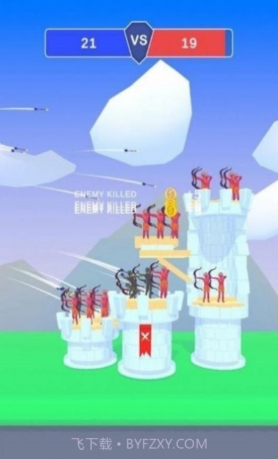 城堡射箭战争截图1