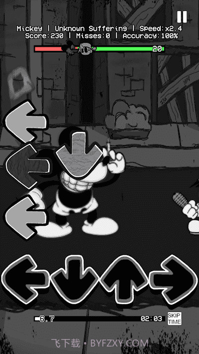 周五夜放克黑白米老鼠模组截图1 周五夜放克黑白米老鼠模组截图1