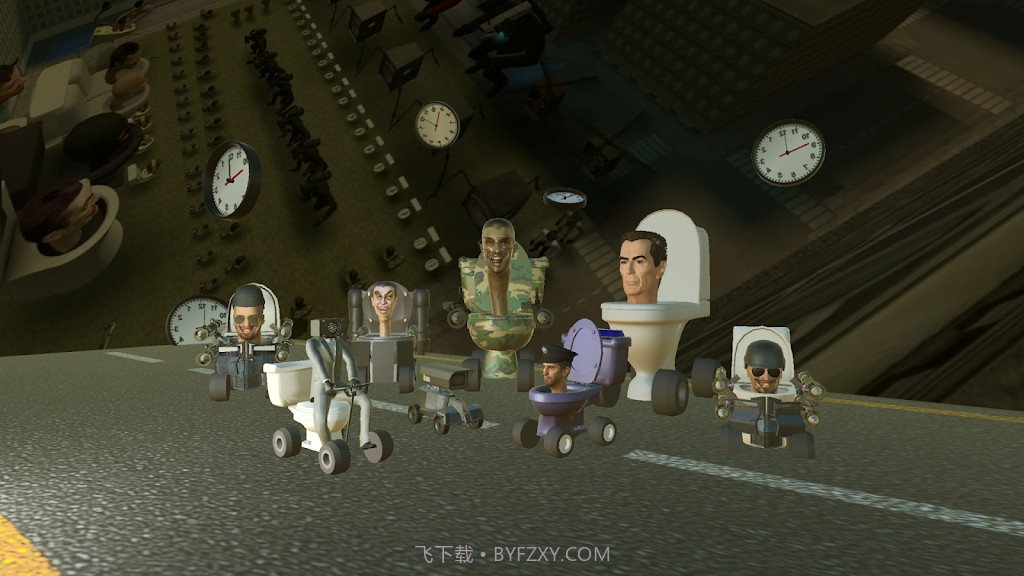 斯基比迪厕所漂移赛车截图2