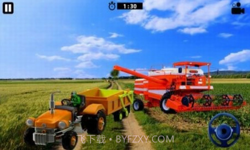 超级拖拉机驾驶模拟器截图1 超级拖拉机驾驶模拟器截图1